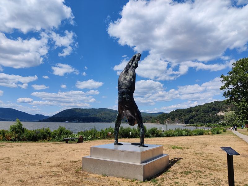 Riverfront Green Park And Its Sculpture Surprises