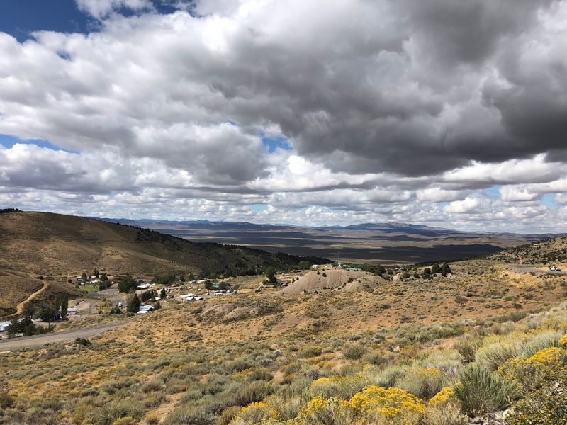 Perched High On The Toiyabe Slopes