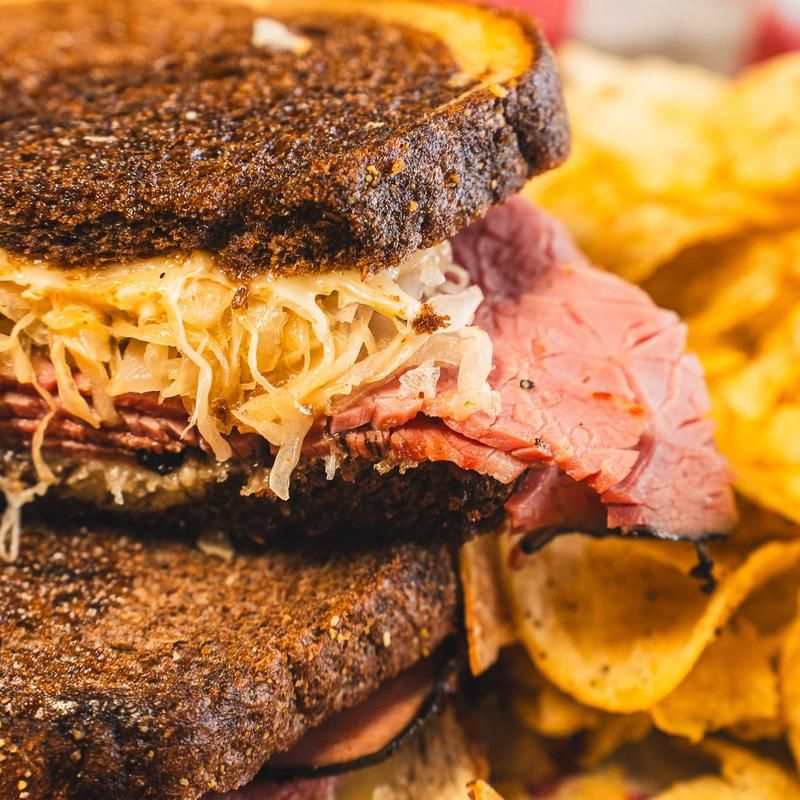 Griddled Burgers And A Reuben For The Lunch Shift