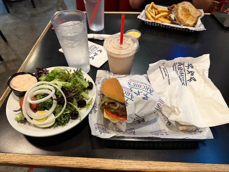 A Burger Built Wide Instead Of Tall