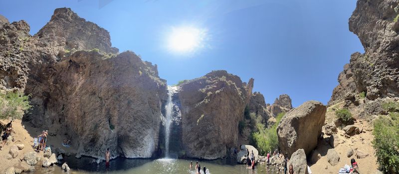 The Waterfall And Swimming Pool