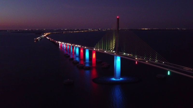 A Dazzling Display After Dark