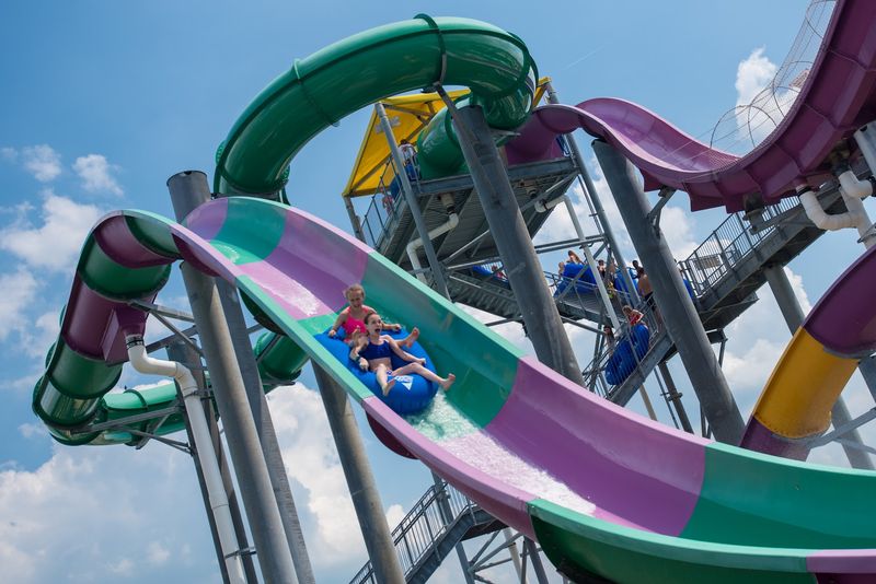 Wide Variety Of Water Slides And Pools