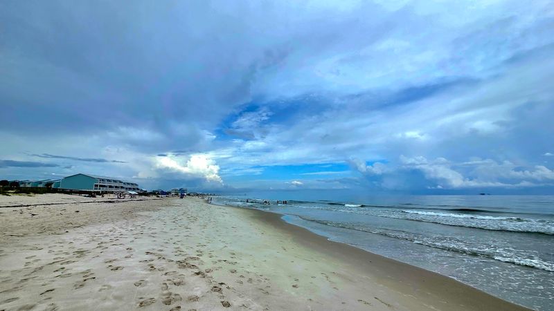 Low Tide Turns The Sand Into A Treasure Map