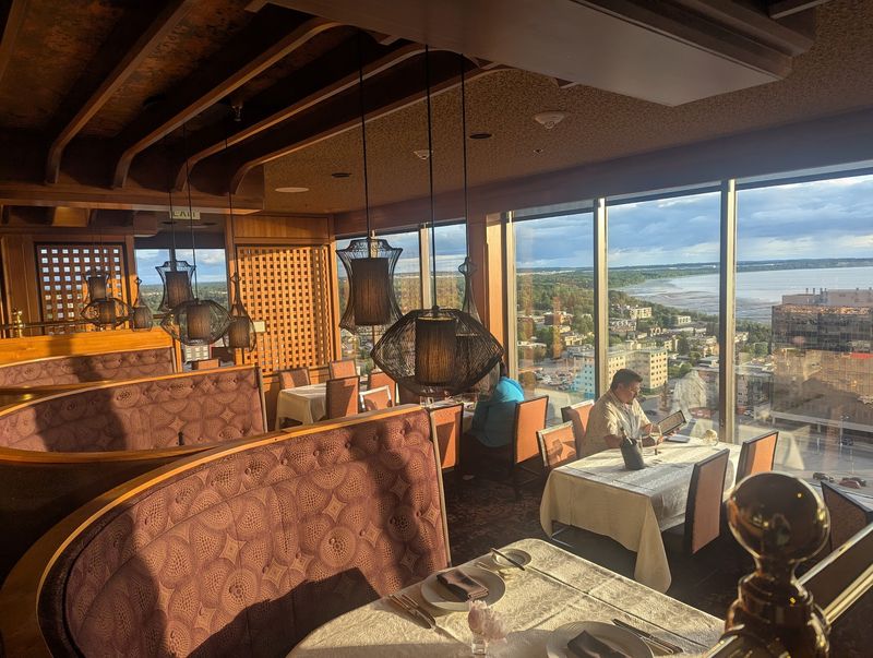 Your Table Comes With Cook Inlet And Mountain Views