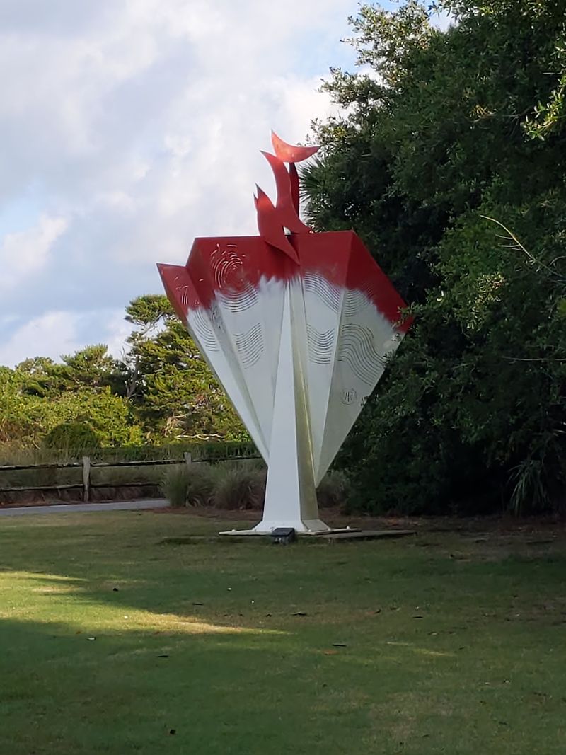 A Park Lawn With A Gulf Breeze