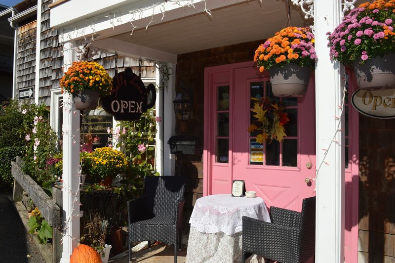 A Storybook Setting On A Quiet Small-Town Street
