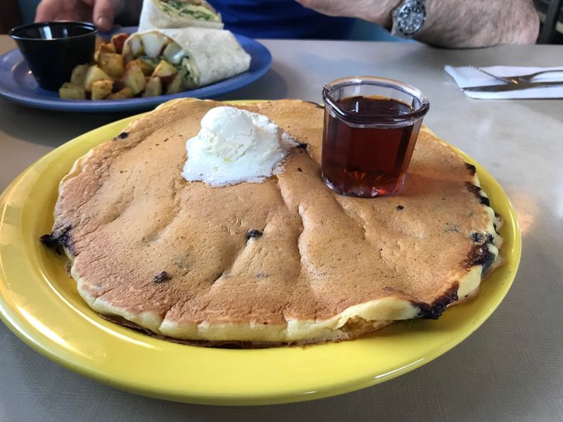 Pancakes Built On A Comically Generous Scale