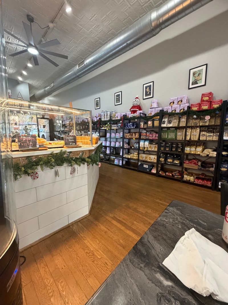 A Market Door That Opens Onto Pizza