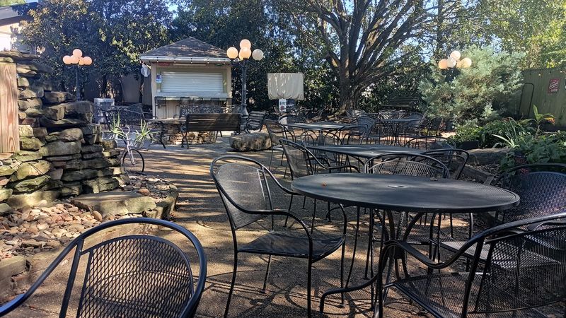 A Patio Built For Nearly A Hundred Friends