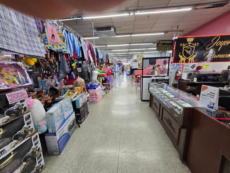 An Indoor Bazaar Where Letters Mark The Aisles