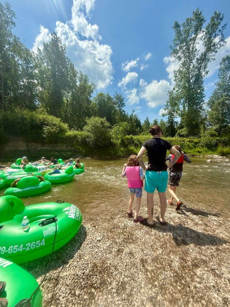 Your Tubing Day Starts Right Beside The Rifle River