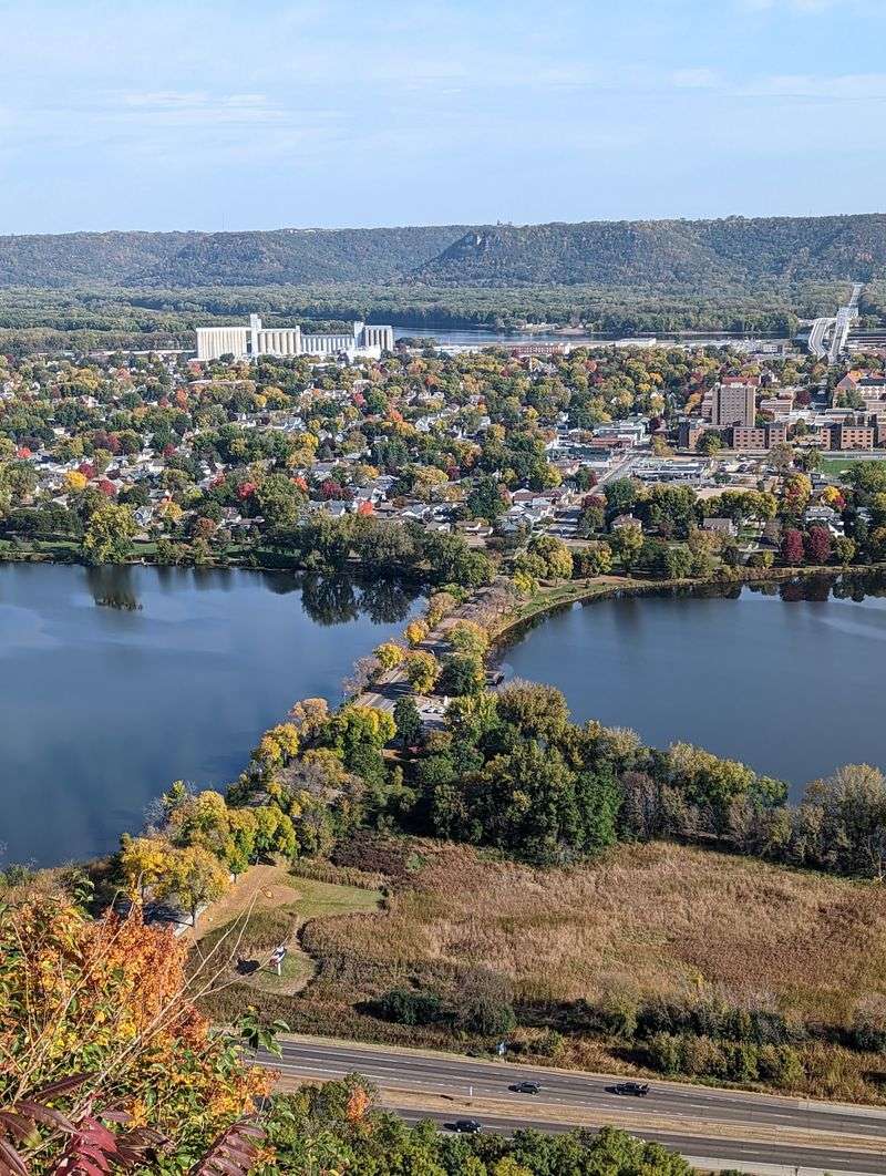 Bluffs That Frame The Whole City