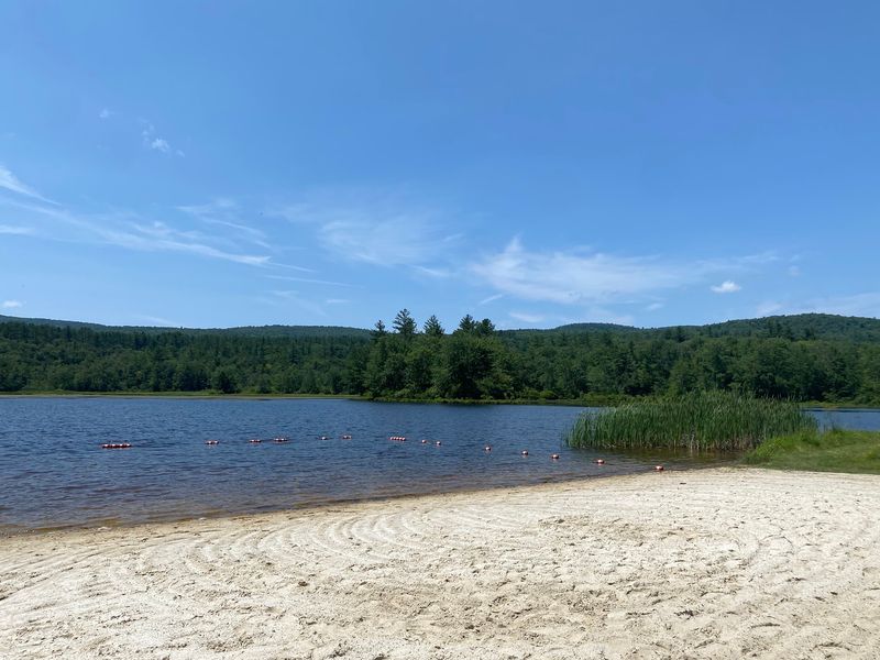 Mauserts Pond And Its Little Sandy Beach