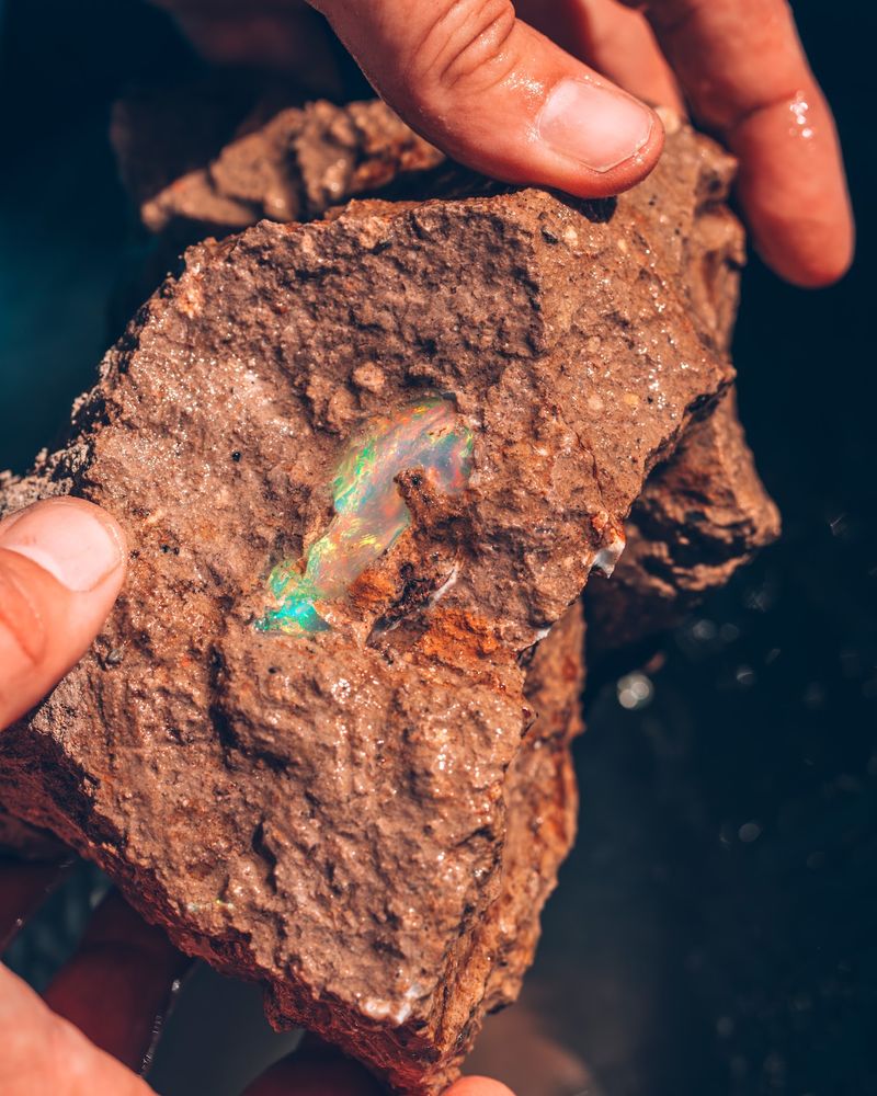 Digging Through Tailings For Real Opal