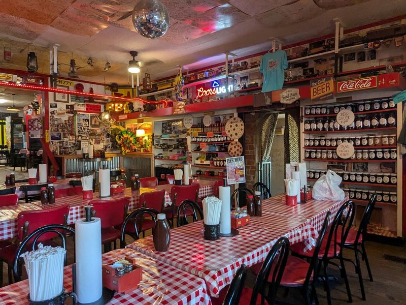 Sitting Down To Eat Inside A Vintage Caboose Is Part Of The Fun
