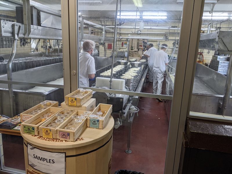 Fresh Curds Made Right Before Your Eyes