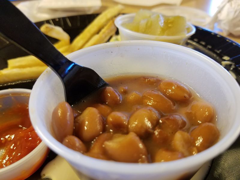 Pinto Beans And Tomato Relish Complete The Classic Plate