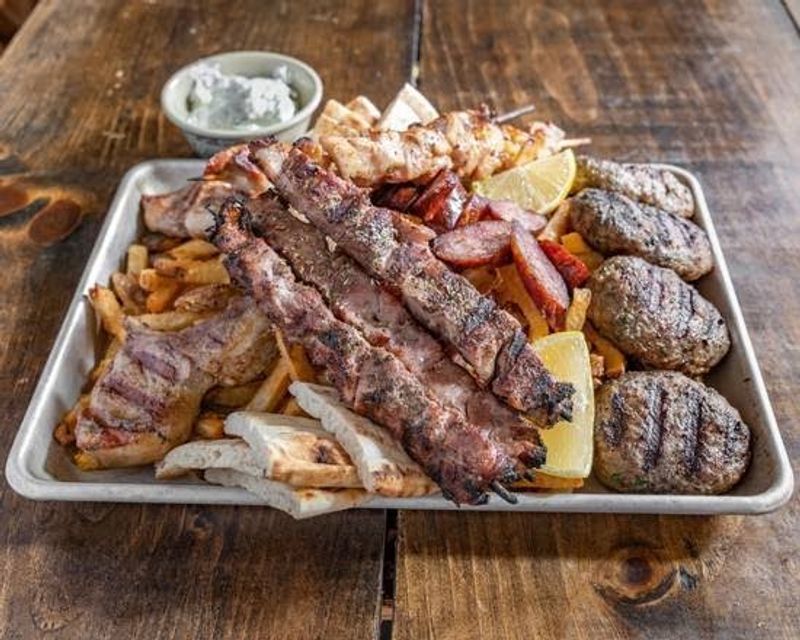 Lamb Chops, Branzino, And The Grill Platter