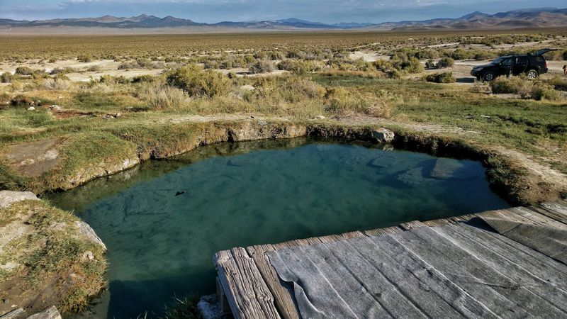 Steaming Springs And Ancient Rock Art Nearby