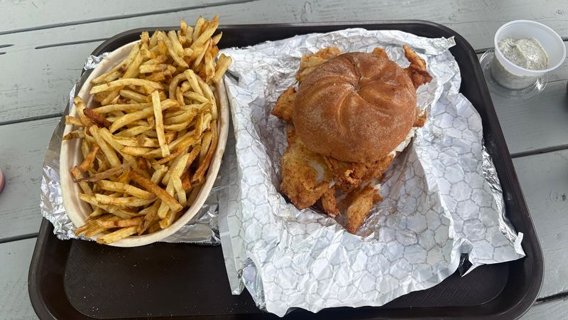 The Haddock Sandwich That Barely Fits Its Roll