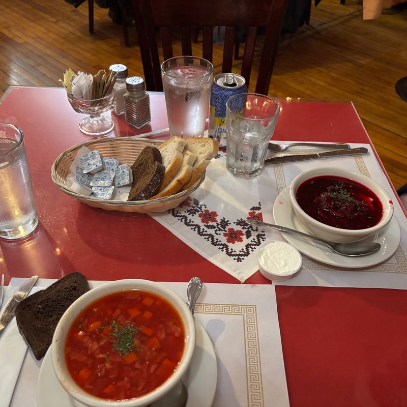 Borscht Served Hot Or Cold, Always Deeply Red