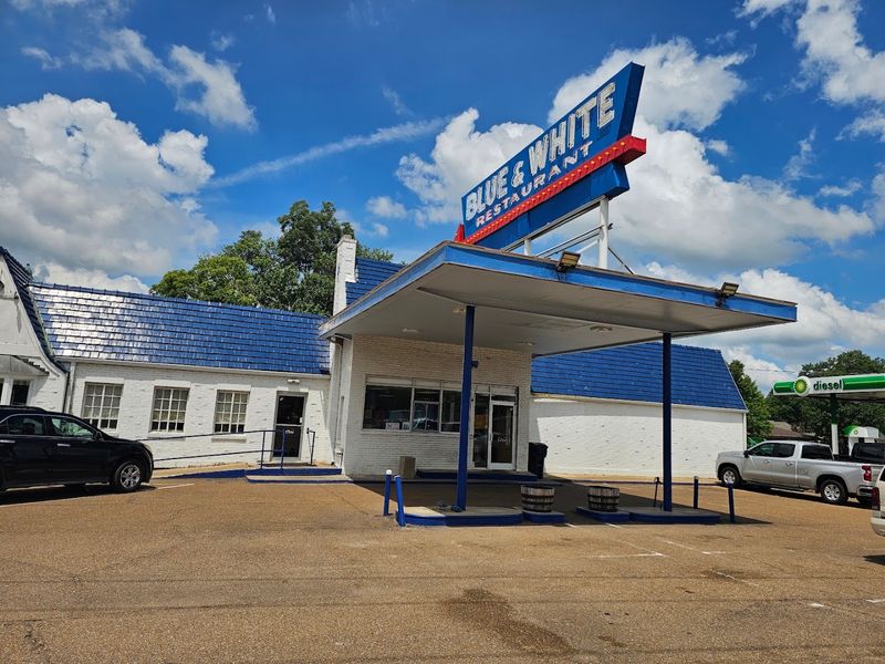 Blue And White Restaurant