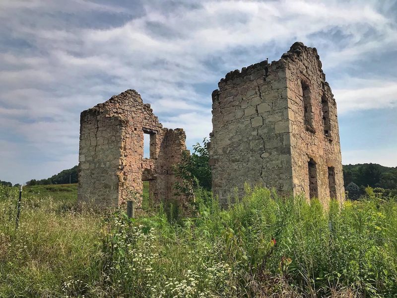 Stone Walls That Look Like A Castle From The Road