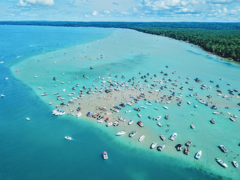 The Famous Sandbar Scene