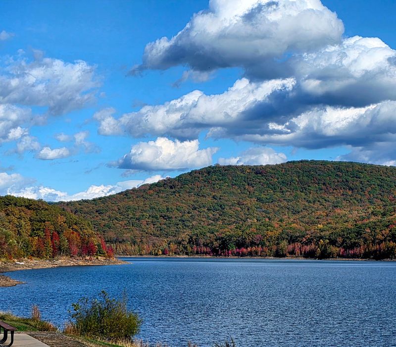 Boston Mountains Wrap The Shoreline Tight