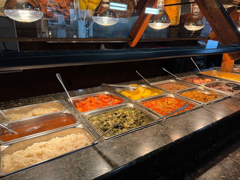Salad Bar And Dessert Bar, Both Included