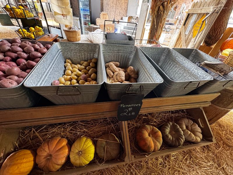 Produce Grown Right There On The Property