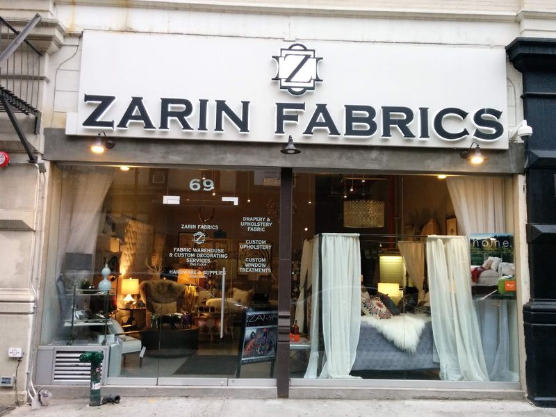 Zarin Fabrics At 72 Allen Street, A Living New York Legacy