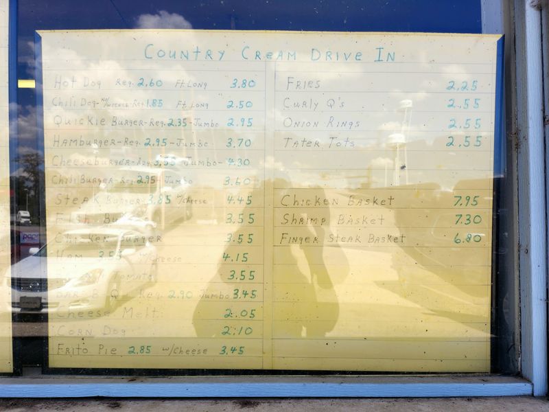 A Menu Board Frozen In Better Times