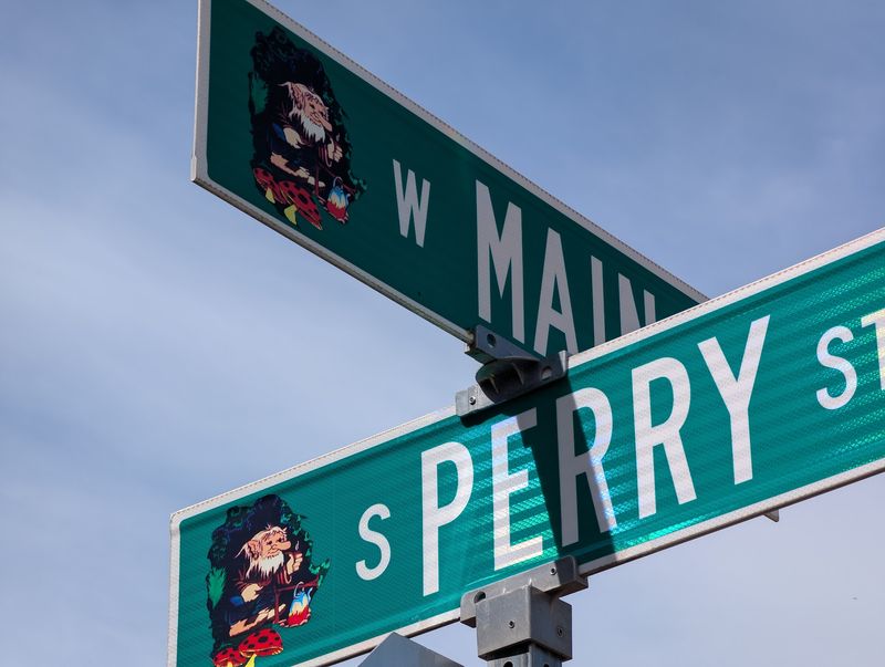 A Main Street Lined With Hand-Carved Characters