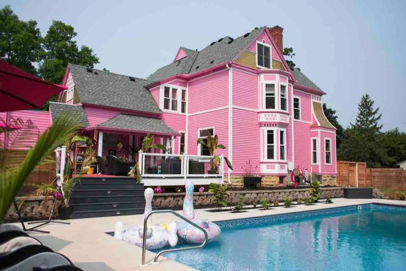 A Victorian Landmark Painted In A Color You Cannot Forget