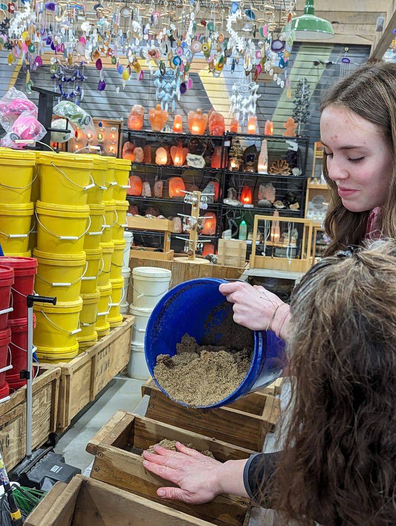Sifting Sand Turns Everyone Into A Treasure Hunter