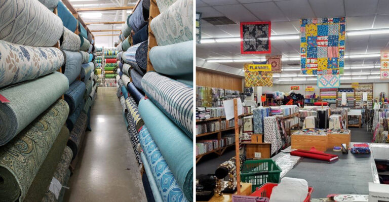 This Hard-To-Find North Carolina Fabric Warehouse Is Surprisingly Easy On The Wallet
