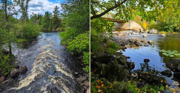 This Enchanting Northern Wisconsin Waterfall Near Manitowish Waters Is Tucked Away Where Few Tourists Ever Go