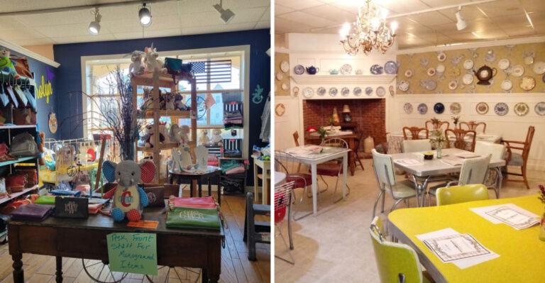 This Huge Tennessee Antique Market Has A Cafe, Nearly 100 Vendors, And Hours Of Treasure Hunting