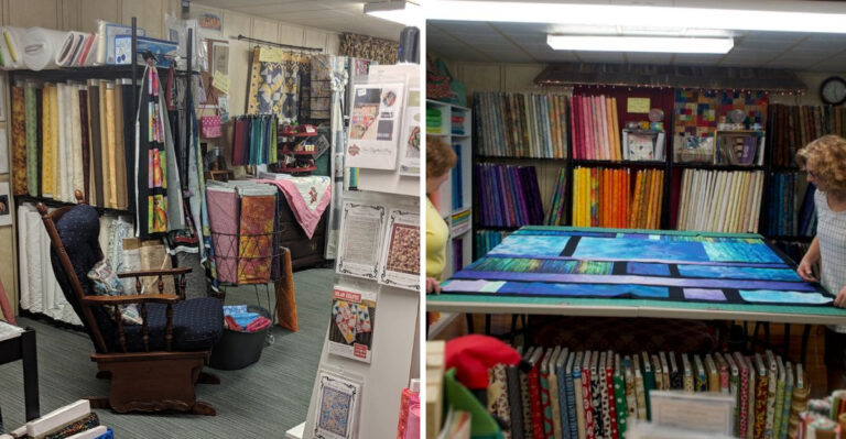 This Tennessee Quilt Shop Has Room After Room Filled With Thousands Of Bolts Of Fabric