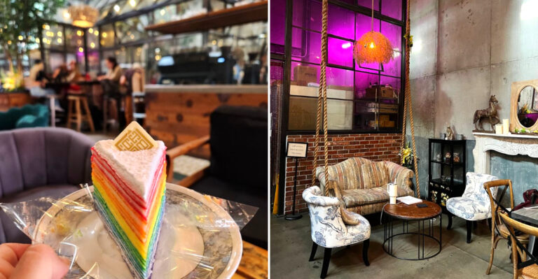This Nevada Cafe Makes Dessert Extra Colorful With Its Rainbow Crepe Cake