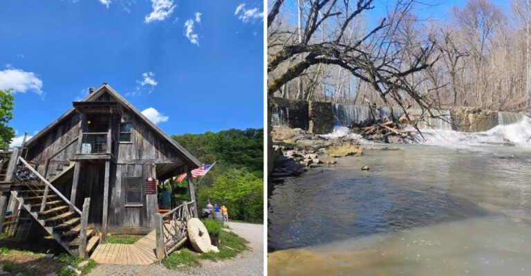 This Tennessee Restaurant Offers Southern Favorites With A Waterfall Just Outside