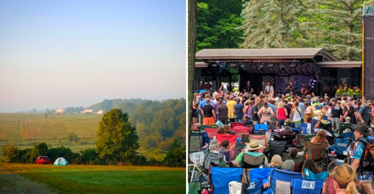 This Massive New York Music Paradise Has Epic Festivals, A Swimming Beach, And Farm Camping Adventures