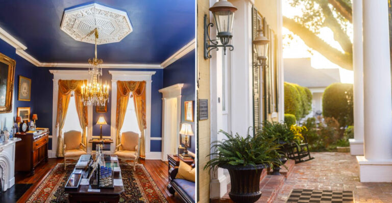The Elegant Mississippi Inn And Tea Room Hidden Inside An Antebellum Mansion That Most People Never Find