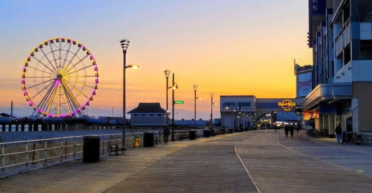 The Oldest Boardwalk In America Runs 5.5 Miles Along The New Jersey Shore Since 1870