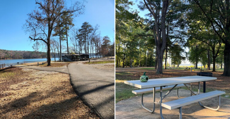 11 Mississippi Campgrounds With Waterfront Campsites Where You Can Cast A Line From Your Campsite