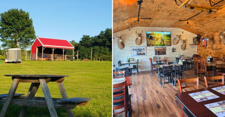 This Upstate New York Smokehouse Serves A Mixed Grill Platter That Barely Fits On The Table
