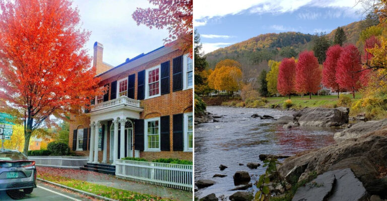 This Vermont Town Feels Like A Norman Rockwell Painting Come To Life With Historic Buildings Scenic Streets And Classic Charm