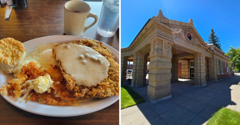This Restored Montana Train Depot Is Now A Diner Full Of Old-School Charm